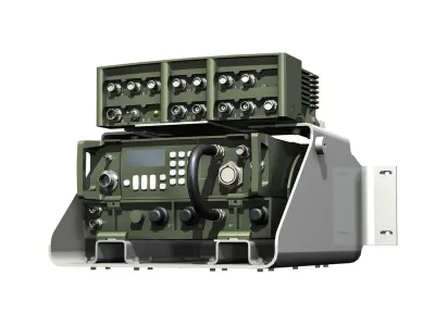 VHF Military radio station 3D model