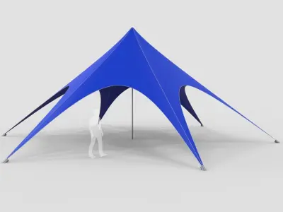 Star Tent 3D model