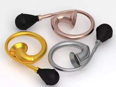 Vintage Vehicle Horn 02 Collection 3D model