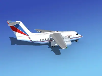BAe 146-100 Sierra Air 3D model