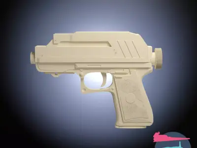 DC-17 Blaster Star Wars The Clone Wars STL 3D Print Files 3D print model