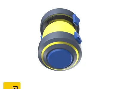 Ana Biotic Grenade - Overwatch - STL OBJ CAD - Commercial Use 3D print model