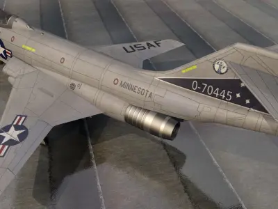 McDonnell F-101B Voodoo 3D model