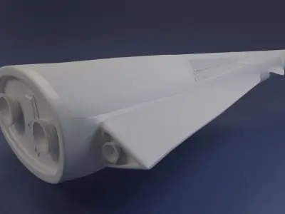 Icarus spaceship 3D print model