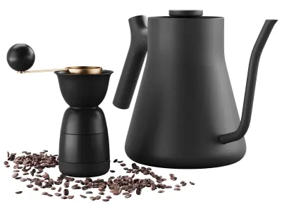 473 coffee equipment set 02 fully automatic coffee maker stagg 3D model