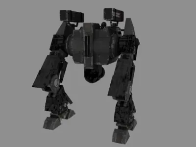 Runner Assault Mech Gray 3D model