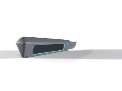 Sci-Fi Medical Scalpel Low-poly 3D model