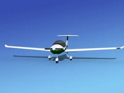 Daimond DA-20 Katana V09 3D model