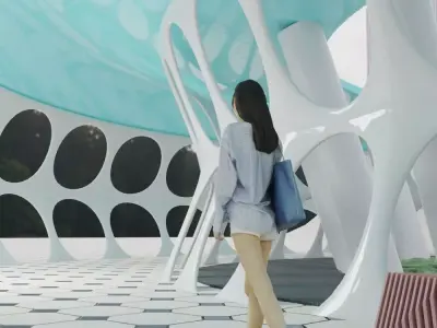 Architecture design Free 3D model