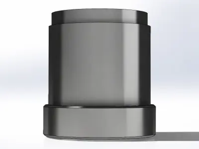 Elemento Luminoso Azul Schneider XVBC5B6 Blue Luminous Element 3D model