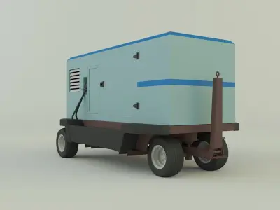 generator trailer 3D model