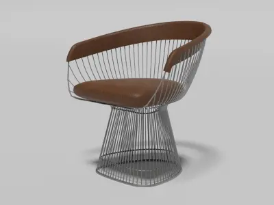 Warren Platner Chair 3D Model Free 3D model