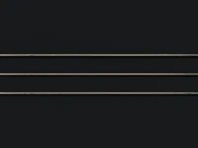 Ancient Macedonian Sarissa Pike Low-poly 3D model