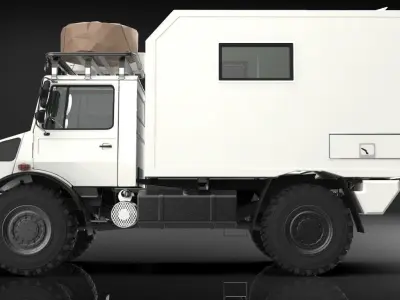 Unimog atlas 4x4 3D model