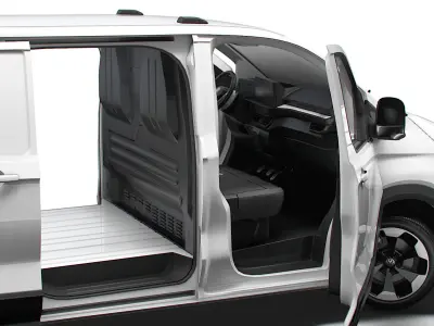 VW Transporter Van L1H1 2SD HQ Interior 2025 3D model