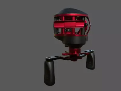 Favorite Fire Stick Casting Reel 3D Game ready Model Low-poly 3D model