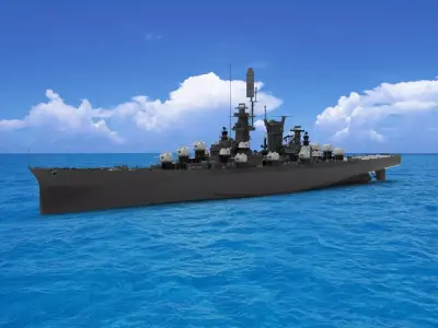 USS Hawaii 3D model