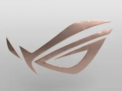ROG Logo version1 008 Free low-poly 3D model