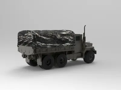 M35 cargo truck 3D model