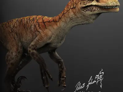 THE ULTIMATE RAPTOR Low-poly 3D model
