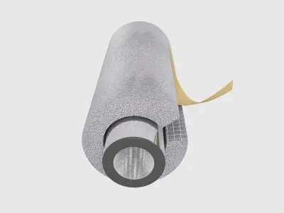 Pipe insulation 3D model