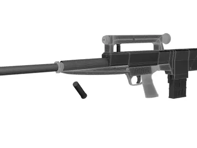 Heckler Koch CAWS 12 Gauge Shotgun Free 3D model