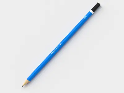 Pencil 02 3D Model