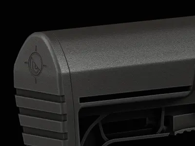 MFT Battlelink Minimalist Stock Low-poly 3D model