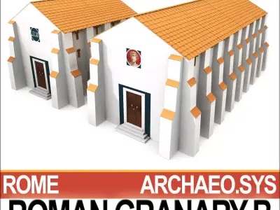 Roman Granary B 3D model