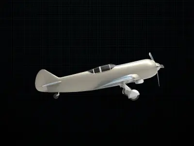 Lavochkin La-5 1 3D model