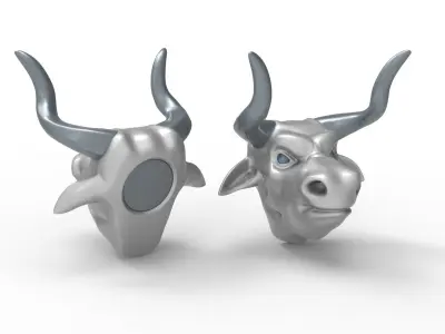 Bull head  3D model