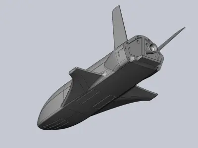 Boeing X-37B OTV Experimental Spaceplane Miniature 3D print model