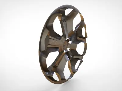 Wheel hub 3D model