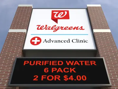 Retail-156 Wagreens with Site 3D model