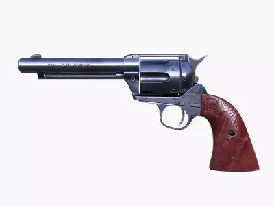 Colt Peacemaker SAA CO2 Low-poly 3D model