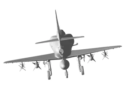 Douglas A-4 Skyhawk 3D model