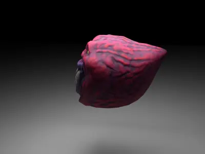 Hell Monster Low Poly Version 3D model