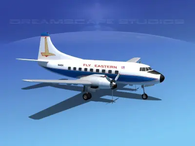 Martin 404 Eastern Airlines 1 3D model