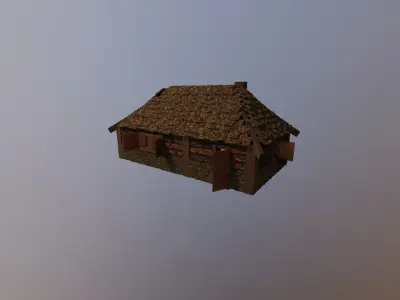 MEDIEVAL HOUSE 2 - LEVEL 1 by RogueFilmProductions 3D model