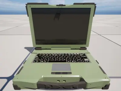 Toughbook Rugged Laptop 3D model