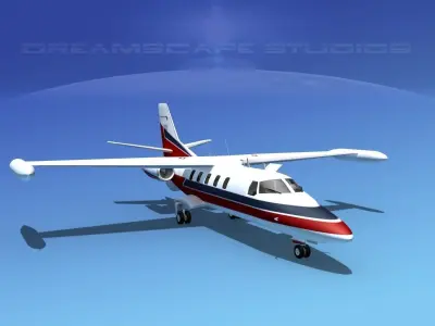 Dreamscape AT-48 Jet Executive V06 3D model