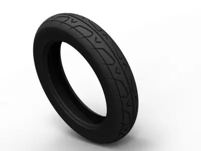 Exo Bike Scooter Front Tire Free 3D model