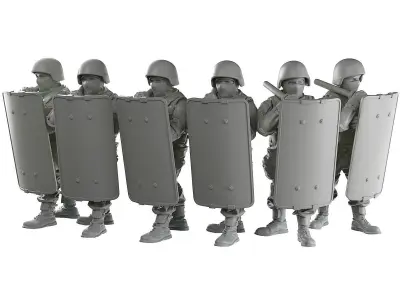 Riot Shields 3D print model