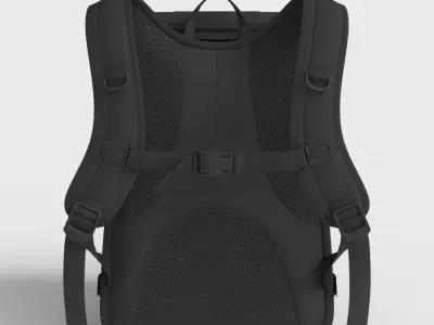 MILITARY TACTICAL BACKPACK Low-poly 3D model