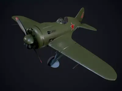 Polikarpov i-16 3D model