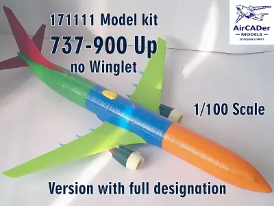 171111 Model kit Boeing 737-900 no Winglet Up 3D print model