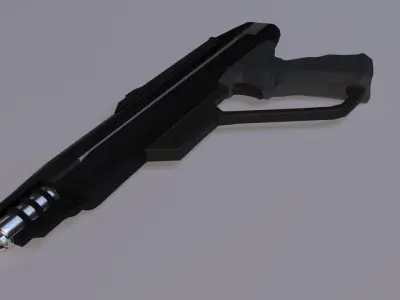 Blaster Laser Pistol 3D model