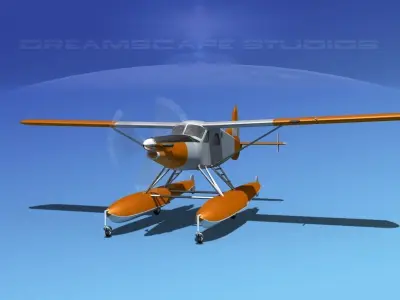 DeHavilland DHC-2 Turbo Beaver V04 3D model