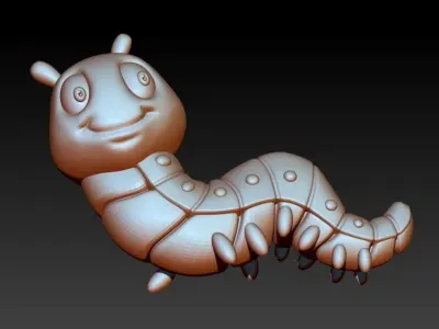 Caterpilller pendant 3D print model