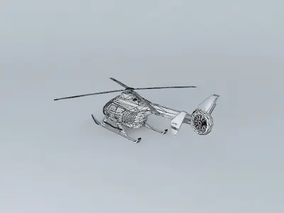 NEG Helicopter Free 3D model